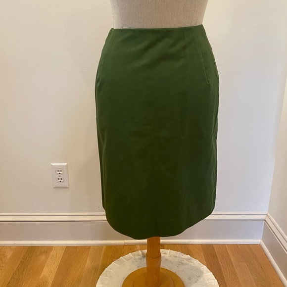 Minnesota Woolen Vintage Green Jacket & Skirt 2 Piece Set / Gold Snap Closures - Picture 12 of 16